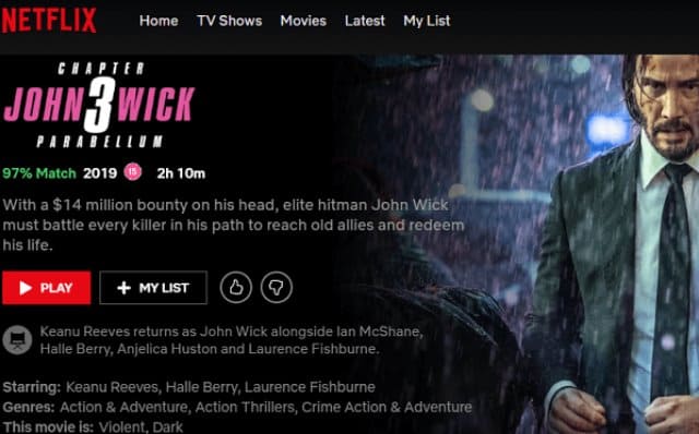 Netflix John Wick
