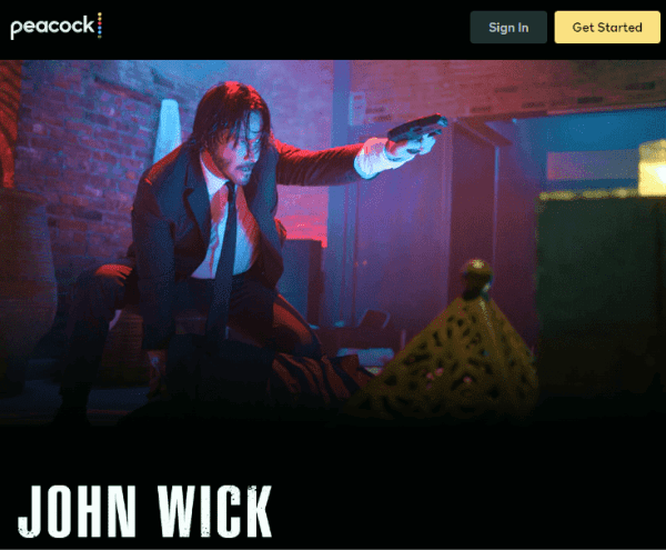 Peacock Tv John Wick