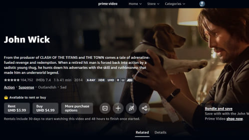 Amazon Prime John Wick