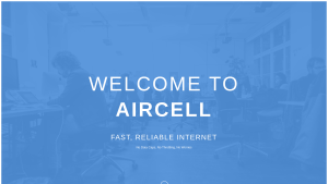 Latest aircell.us screenshot