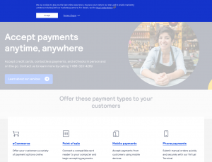 Latest authorize.net screenshot
