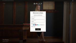 Latest bally.com.au screenshot