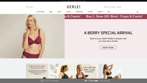 Latest berlei.com.au screenshot