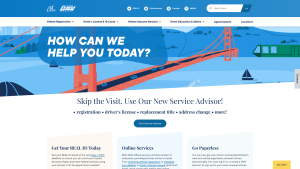 Latest dmv.ca.gov screenshot