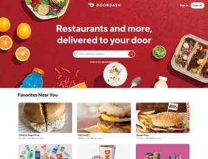 Latest doordash.com screenshot