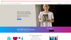 Latest familysearch.org screenshot
