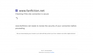 Latest fanfiction.net screenshot