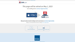 Latest fbo.gov screenshot