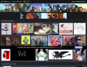 Latest furaffinity.net screenshot