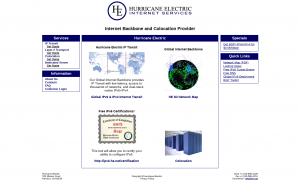 Latest he.net screenshot