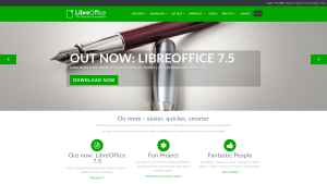Latest libreoffice.org screenshot