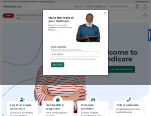 Latest medicare.gov screenshot