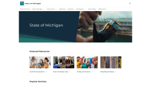 Latest michigan.gov screenshot