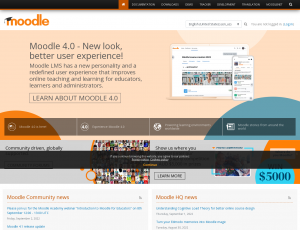 Latest moodle.org screenshot