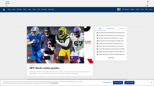 Latest nfl.com screenshot