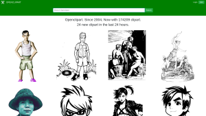 Latest openclipart.org screenshot