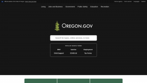 Latest oregon.gov screenshot