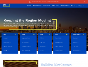 Latest panynj.gov screenshot