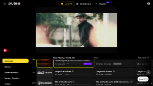 Latest pluto.tv screenshot