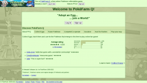 Latest pokefarm.org screenshot