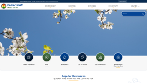 Latest poplarbluff-mo.gov screenshot