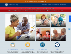 Latest ssa.gov screenshot