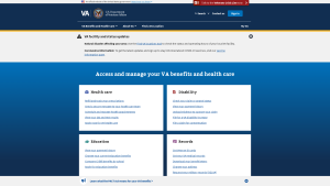 Latest va.gov screenshot