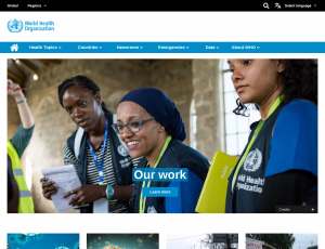 Latest who.int screenshot