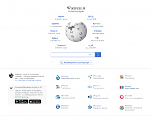 Latest wikipedia.org screenshot