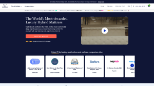 Latest winkbeds.com screenshot