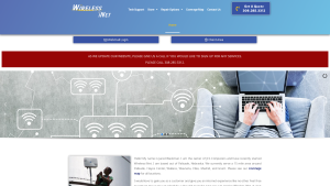 Latest wirelessinet.net screenshot