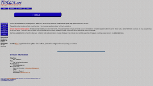 Latest www.tincans.net screenshot