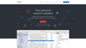 Latest zotero.org screenshot